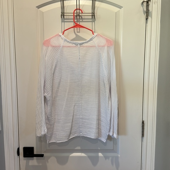 Michael Stars Three Quarter Length Sleeve Blouse - Picture 4 of 5